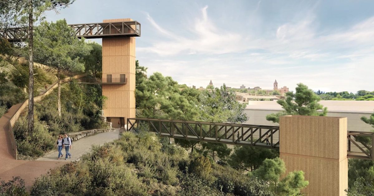 Les obres generen un fort impacte visual entre el carrer Teodor Gonzàlez i el carrer Despuig, darrera de l'antic cinema Fèmina, al centre de la ciutat.